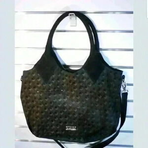 Steven by Steve Madden Leather Shoulder Tote Bag